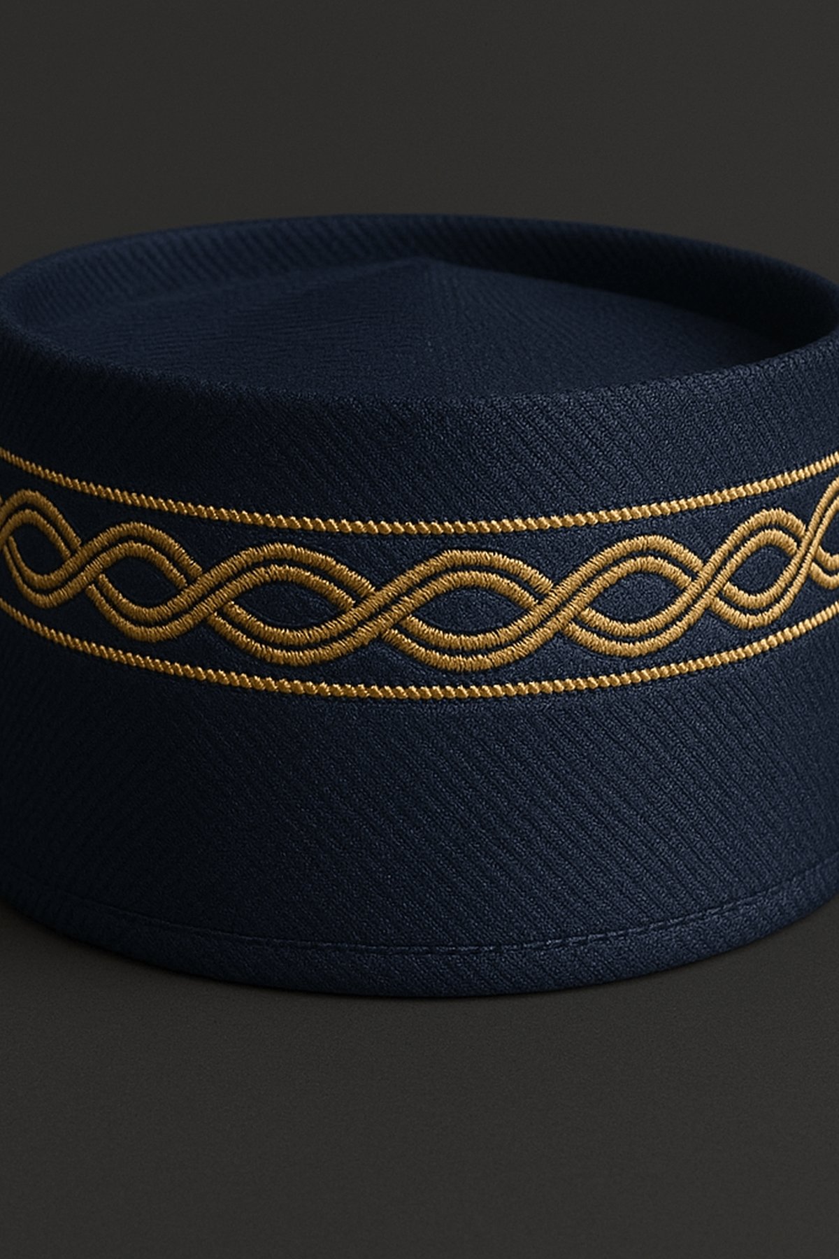Navy Regal Wave Cap - front