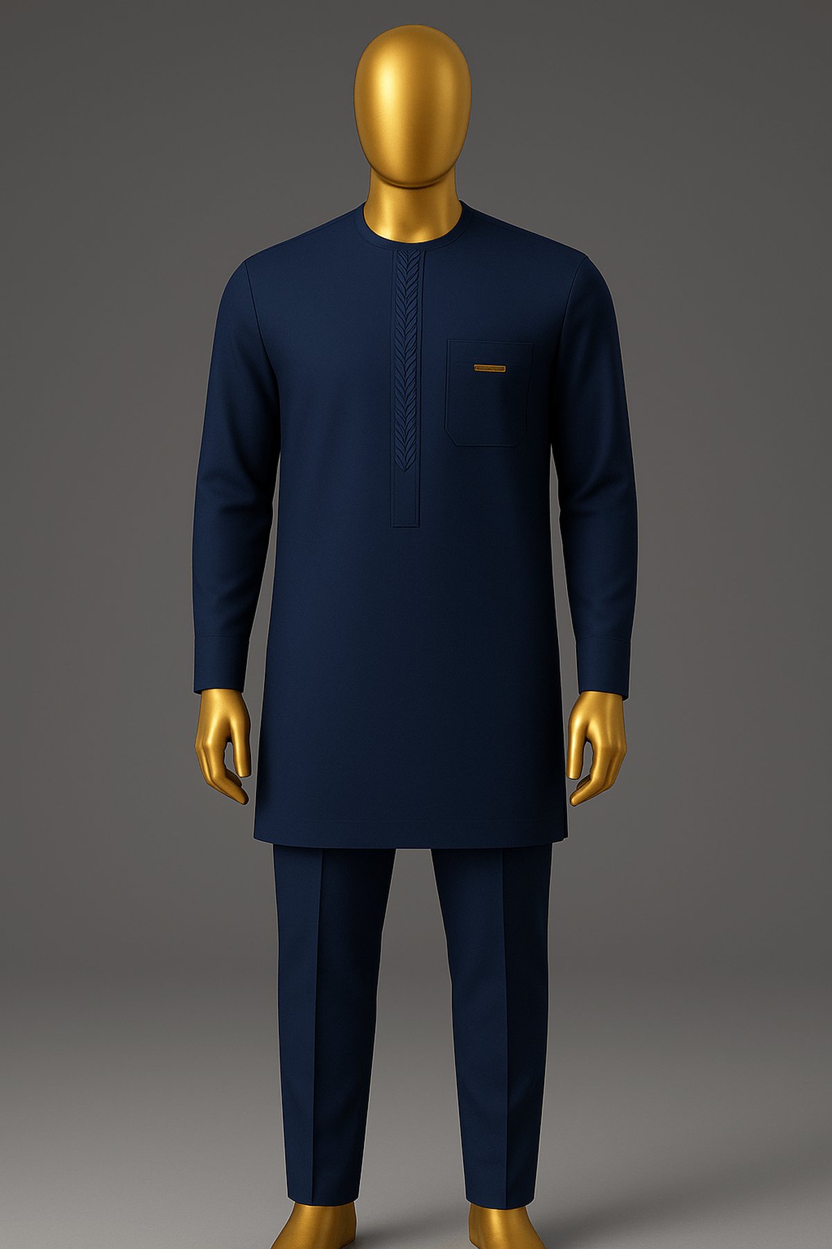 Chevron Placket Senator Suit - front