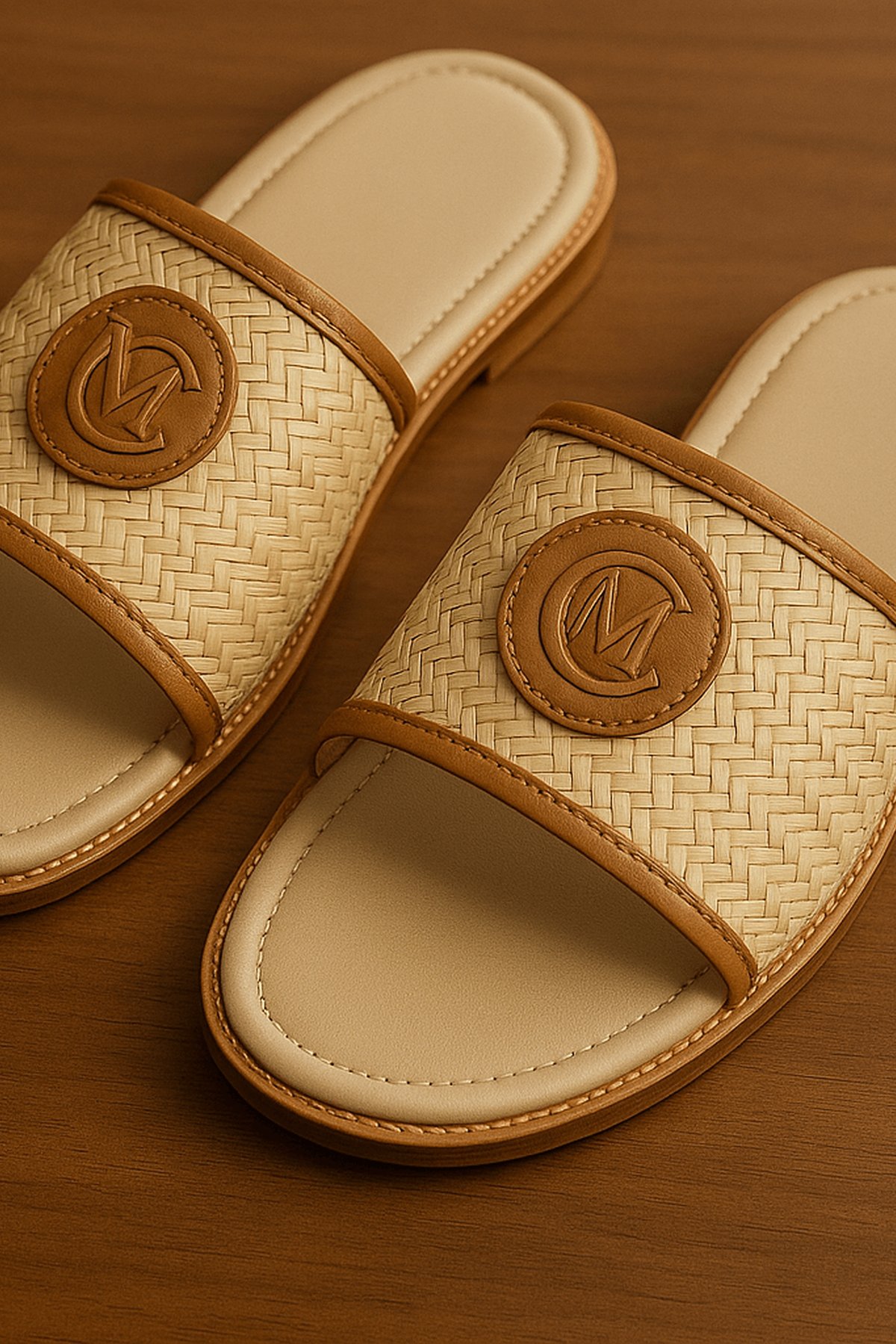 Ivory Raffia Luxe - front