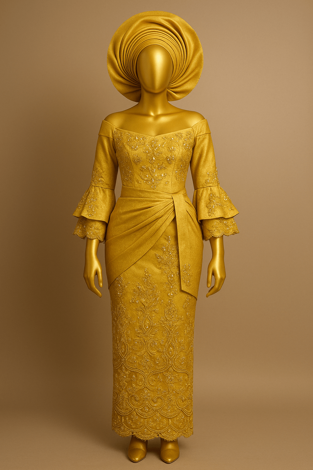 Golden Majesty George Wrapper & Blouse