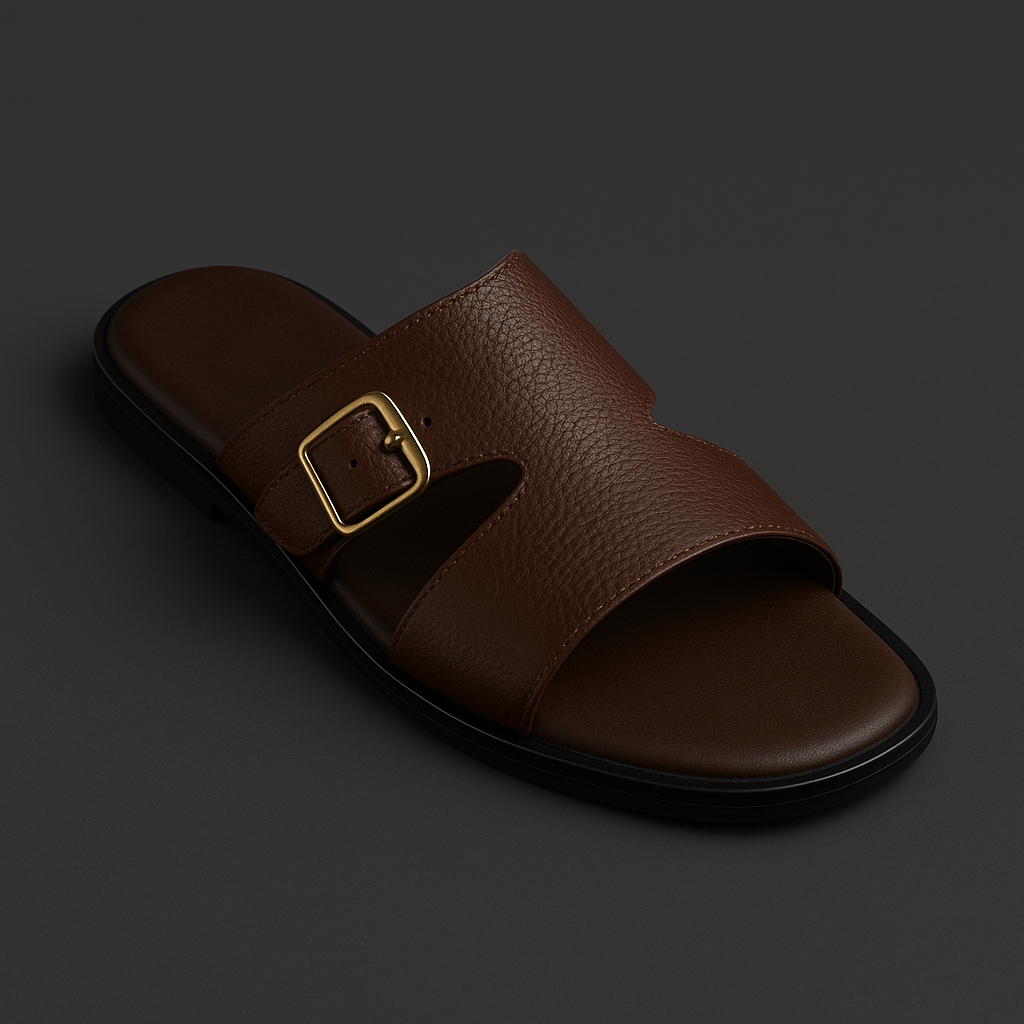 Classic Leather Slide Sandal